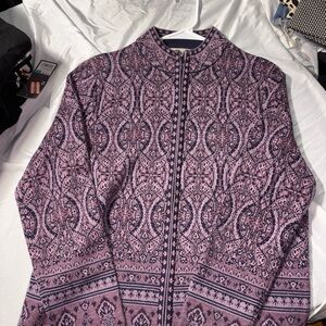 Pendleton Pink and Purple Wool Jacket